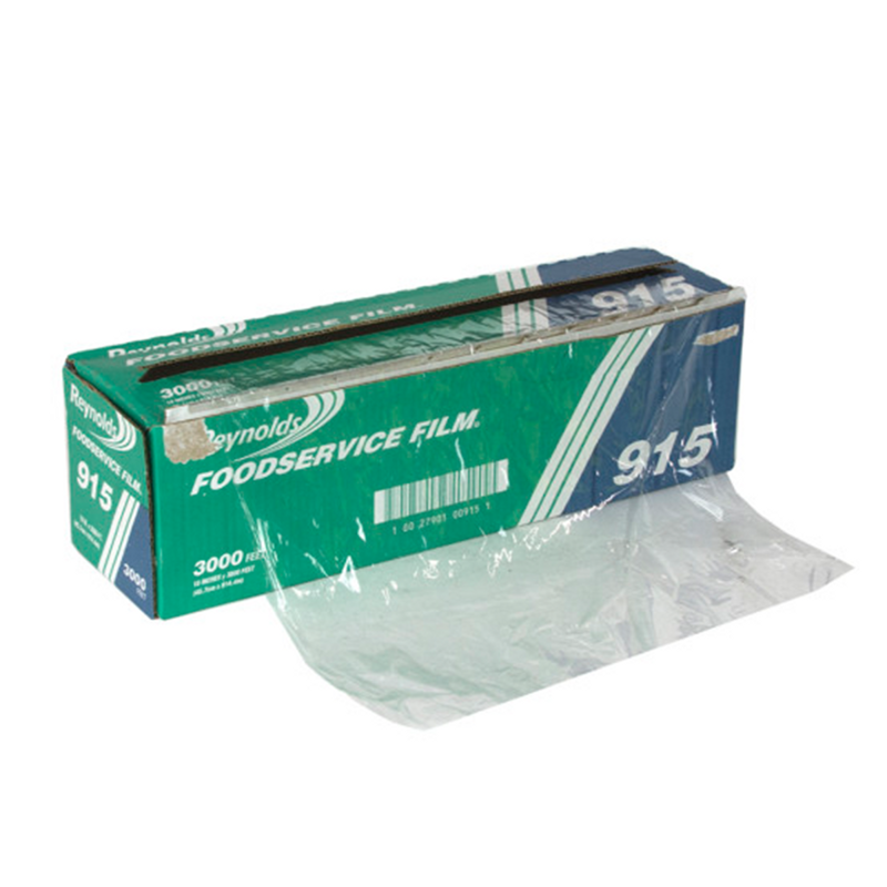 915 Pactiv Reynolds Food Service Film Wrap Plastic 18" x 3000' 1 / cs