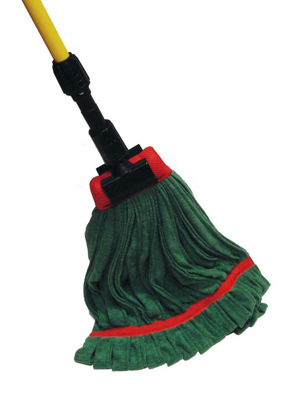 12/cs Large Green RELINTLESS™ RIBBED MICROFIBER WET MOP