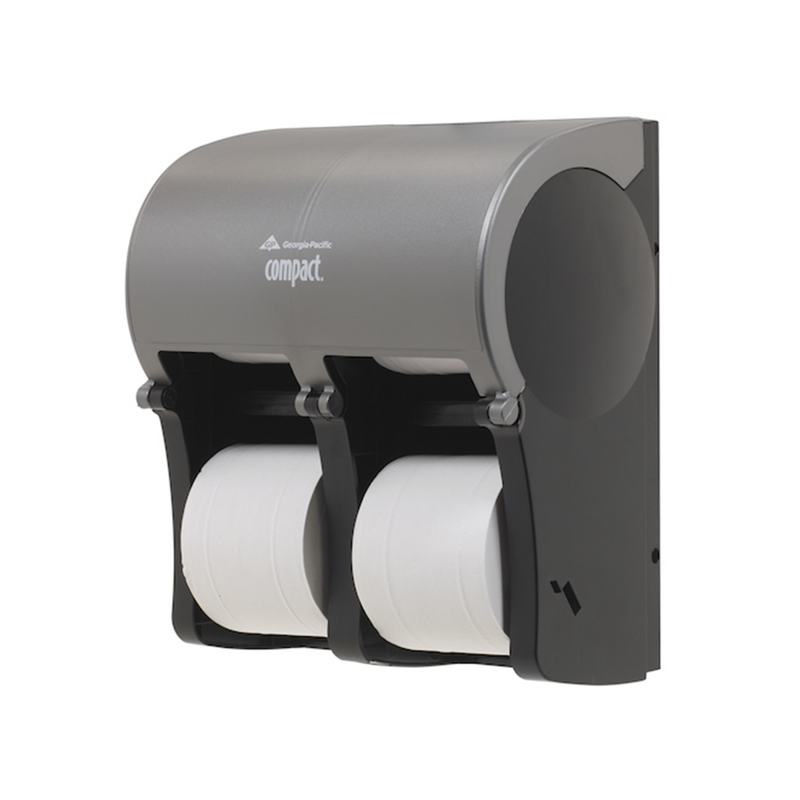 Compact by GP Pro Quad Coreless Roll High Capacity Toilet Paper Dispenser