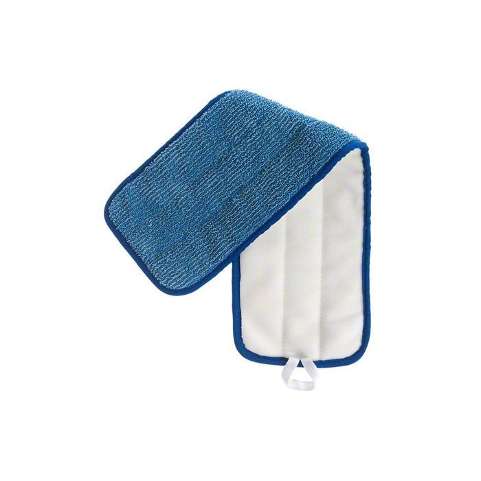 18" Microfiber Blue Low Nap Velcro Back Mop