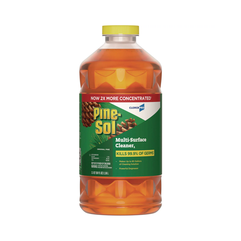 Clorox Pine-Sol Multi-Surface Cleaner 80 Fluid oz., Pine Amber 3 / cs