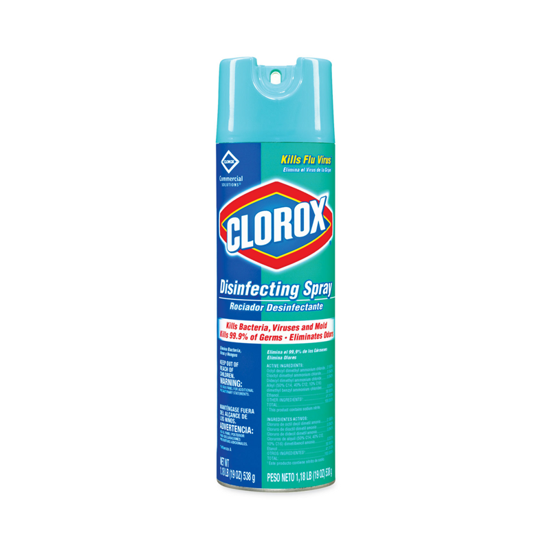 Clorox Commercial Disinfecting Spray 19 oz. Spray Fresh Scent 12 / cs
