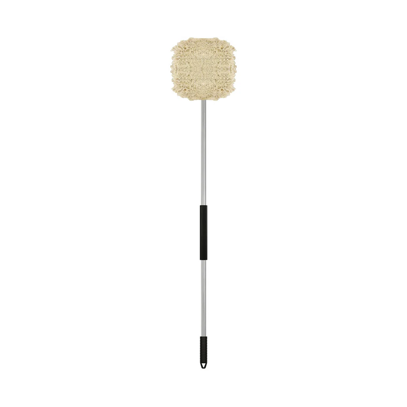 Chenille Wash Mops with 48" Aluminum Handle and Rubber Pad