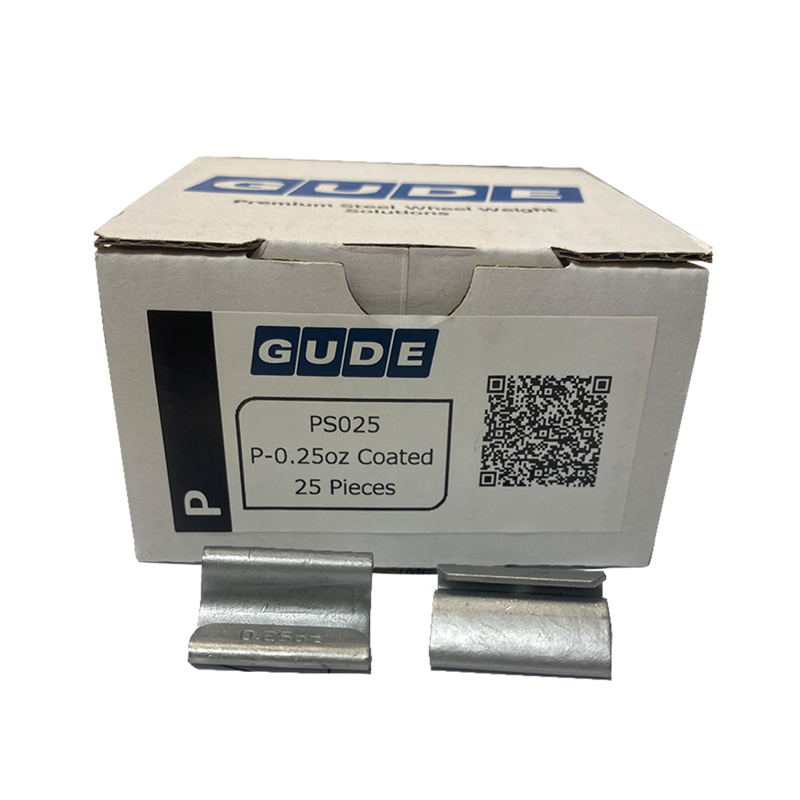 P Series Coated 0.25oz wheel weight 25/BX