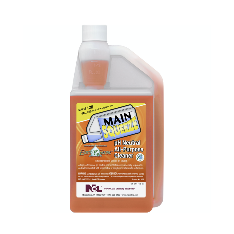 6/32oz Main Squeeze Earth Sense ph Neutral All Purpose Cleaner