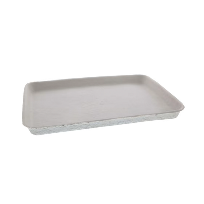 Pactiv 9"x12" Natural Pulp Tray 250 / cs