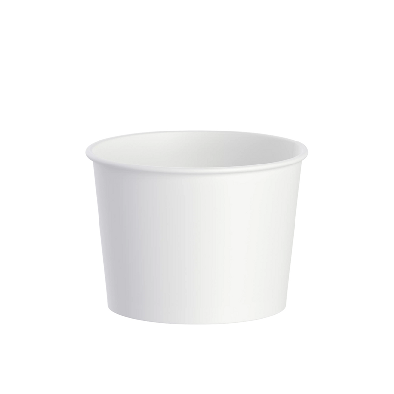 20/50 Solo White Paper 10oz Food Container