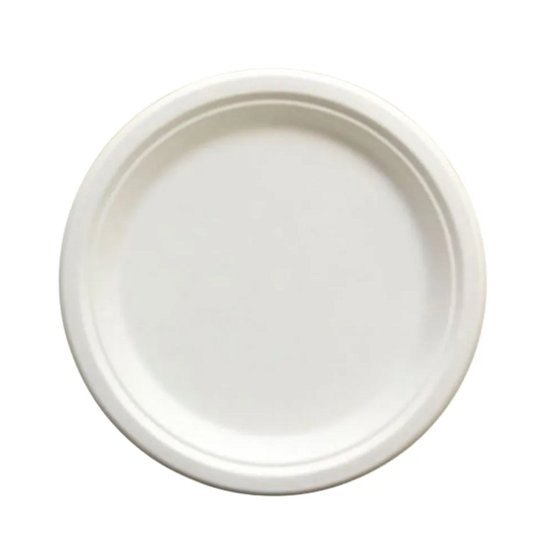 Empress Earth Heavy Weight Plate 9" Natural Bagasse 4/125cs