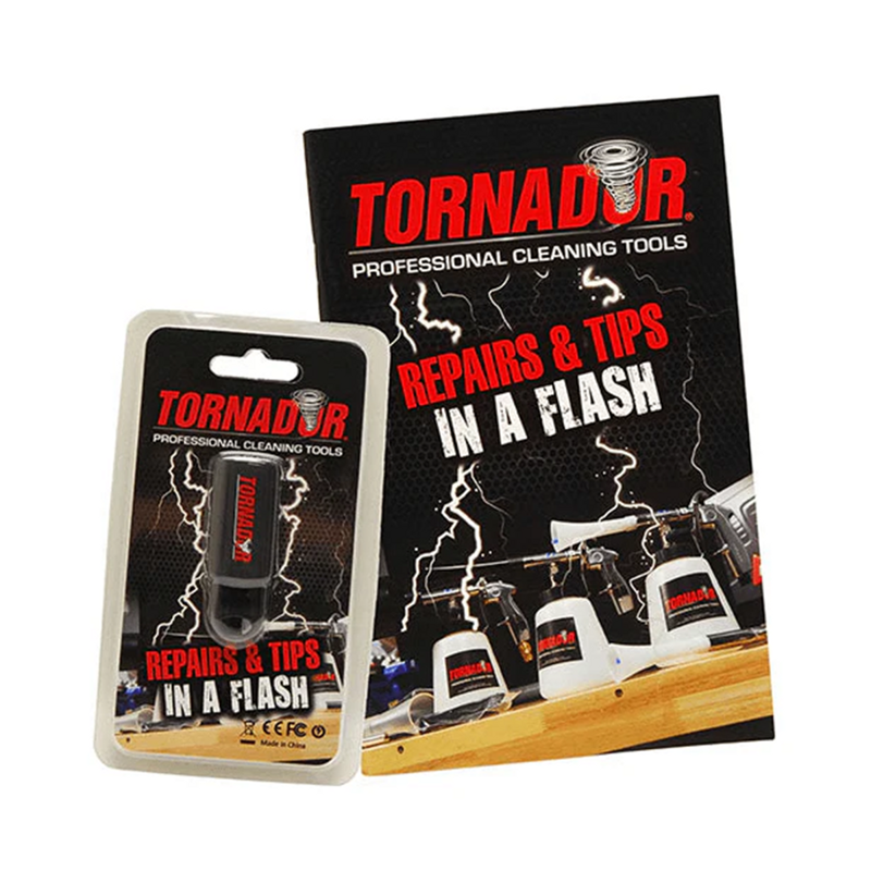 Tornador Tools Repairs & Tips Flash Drive & Booklet