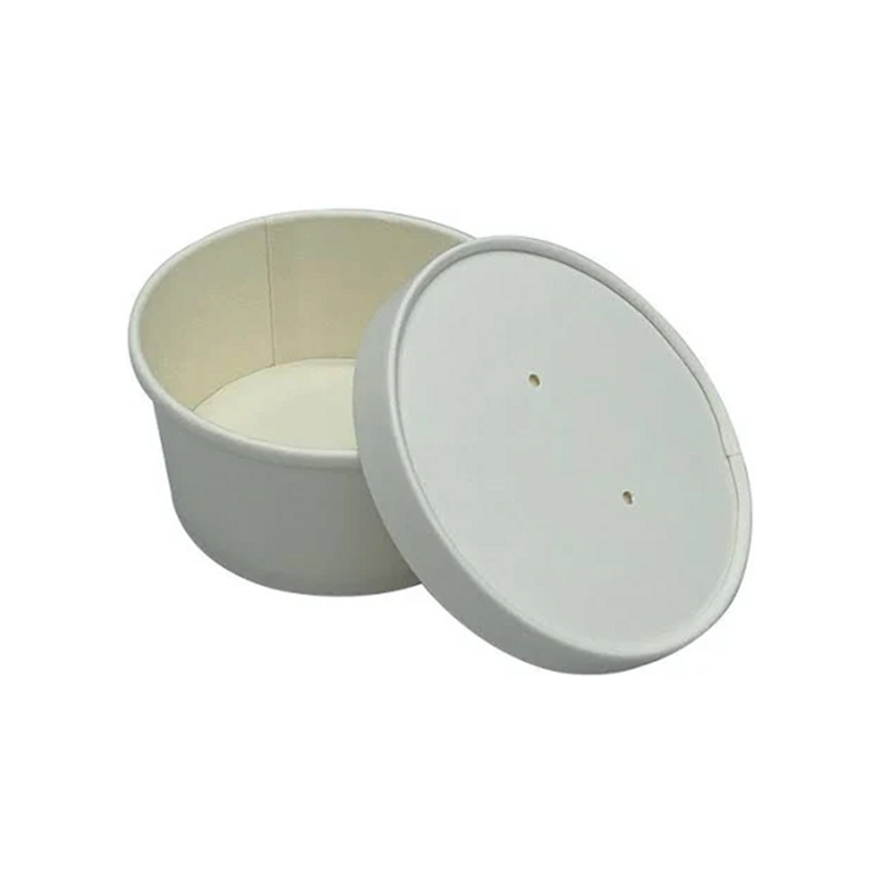Empress Paper Food/Soup Container  Bulk 8oz White 500/CS