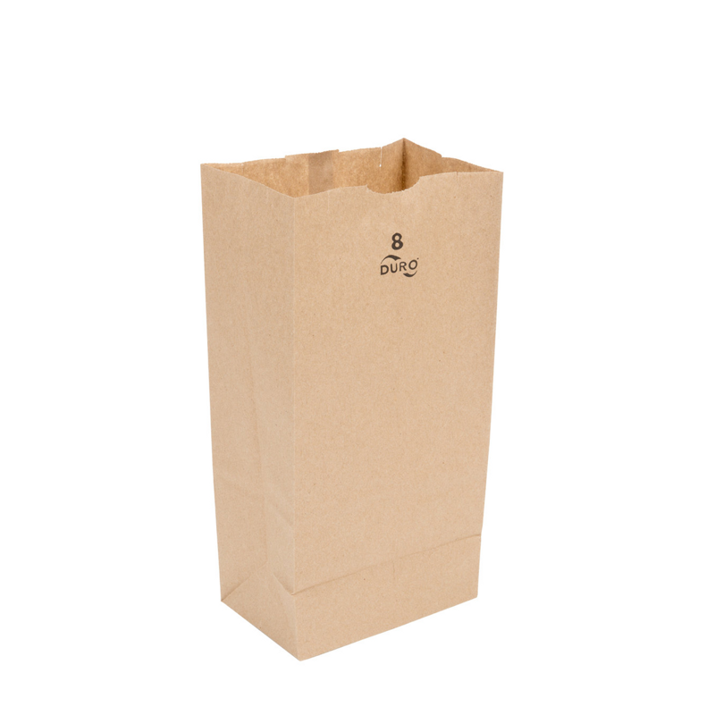 500/bdl Duro #8 lb Brown Bag