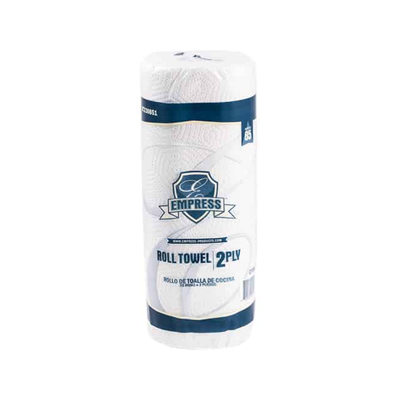 85 Sheets/30 Rolls/cs Empress Kitchen Towel Roll White 10820524002246