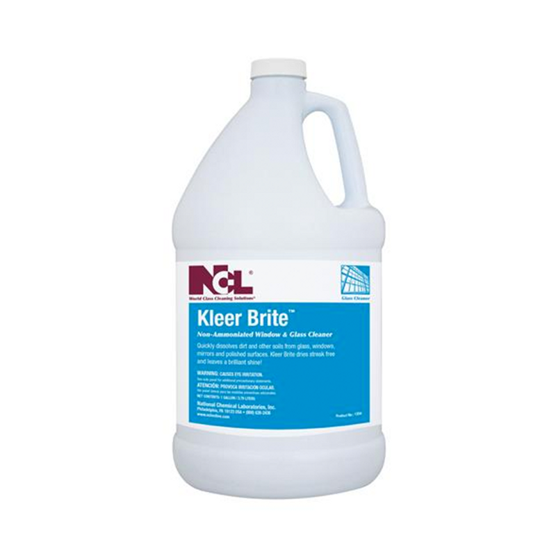4gal/case Kleer Brite Non Ammoniated Window and Glass Cleaner