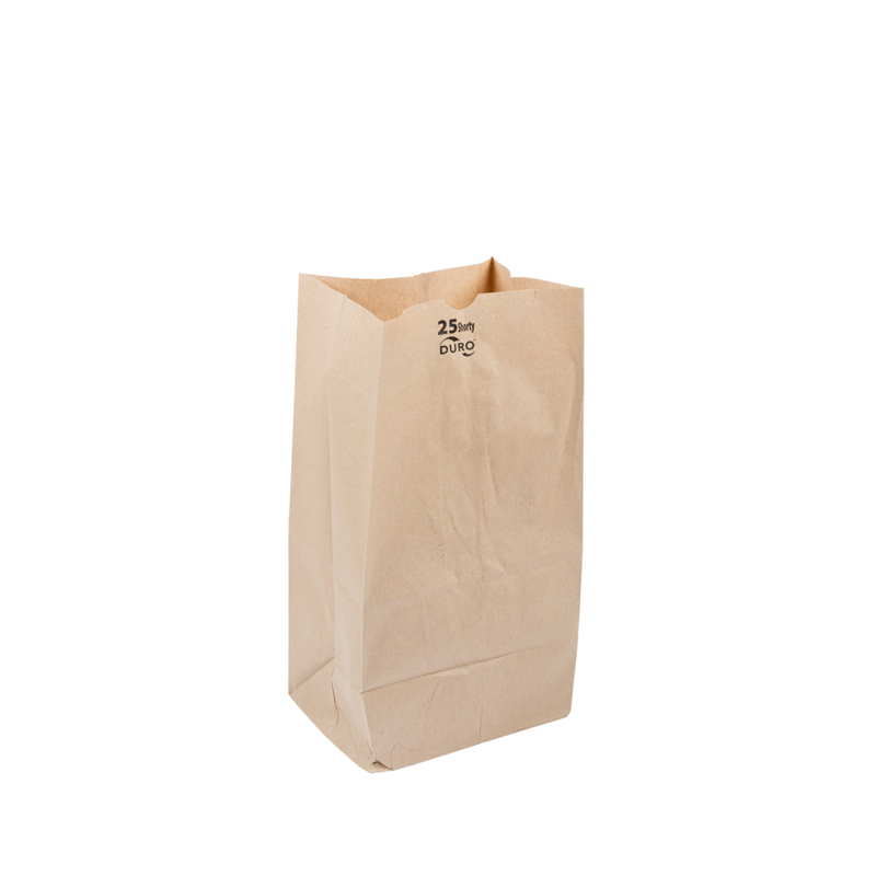 500 #25 Brown Grocery Bags Shorty