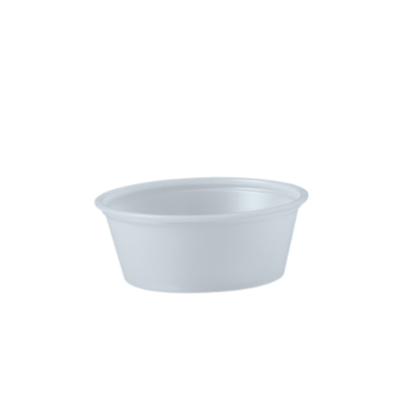 10/250 Clear 1.5oz Plastic Souffle Cup