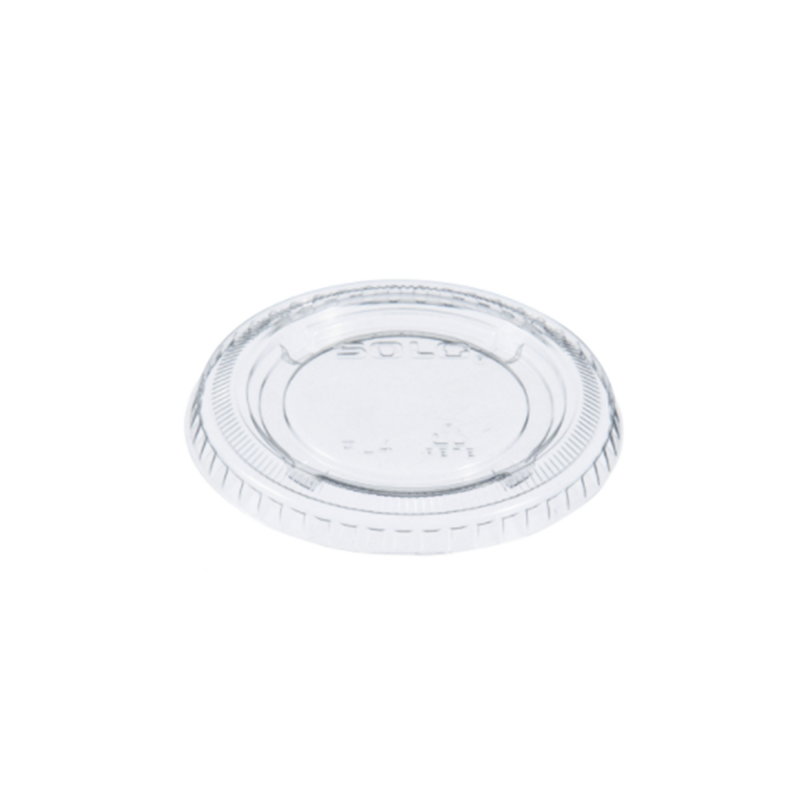 2500/cs 3.25&4oz Souffle Cup Lid Solo/Dart