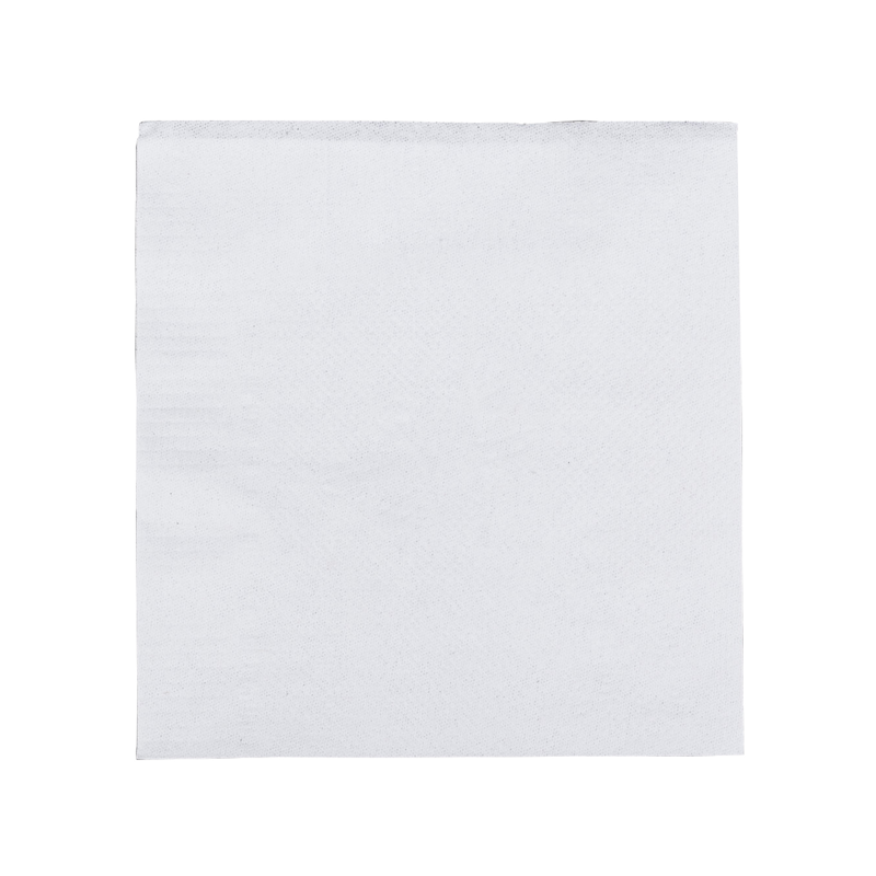 10x10 1-ply White Bev napkins 4000/cs