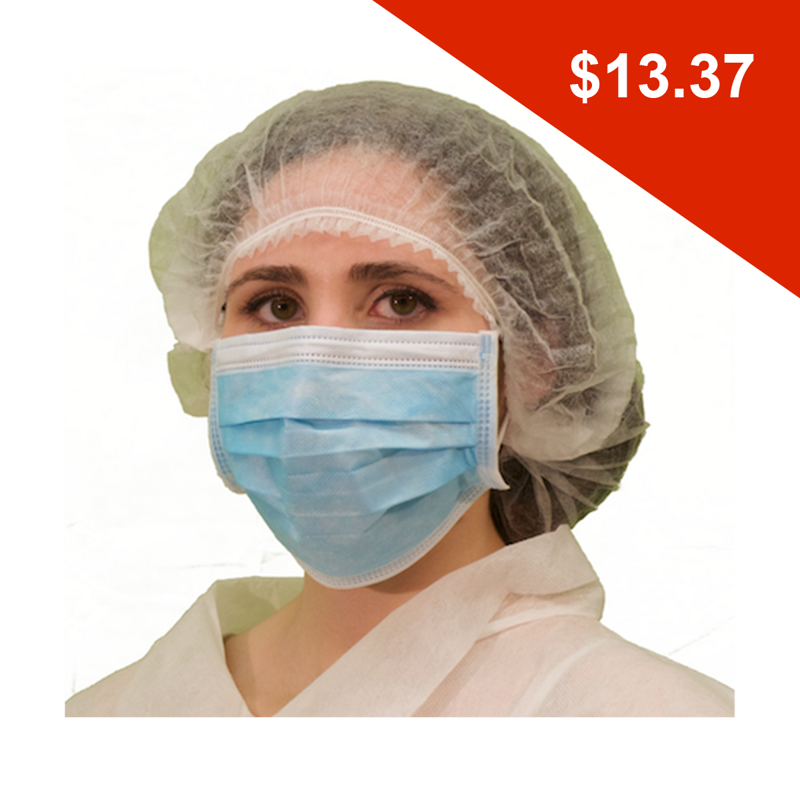 50/box 3 Ply Disposable Non Woven Mask