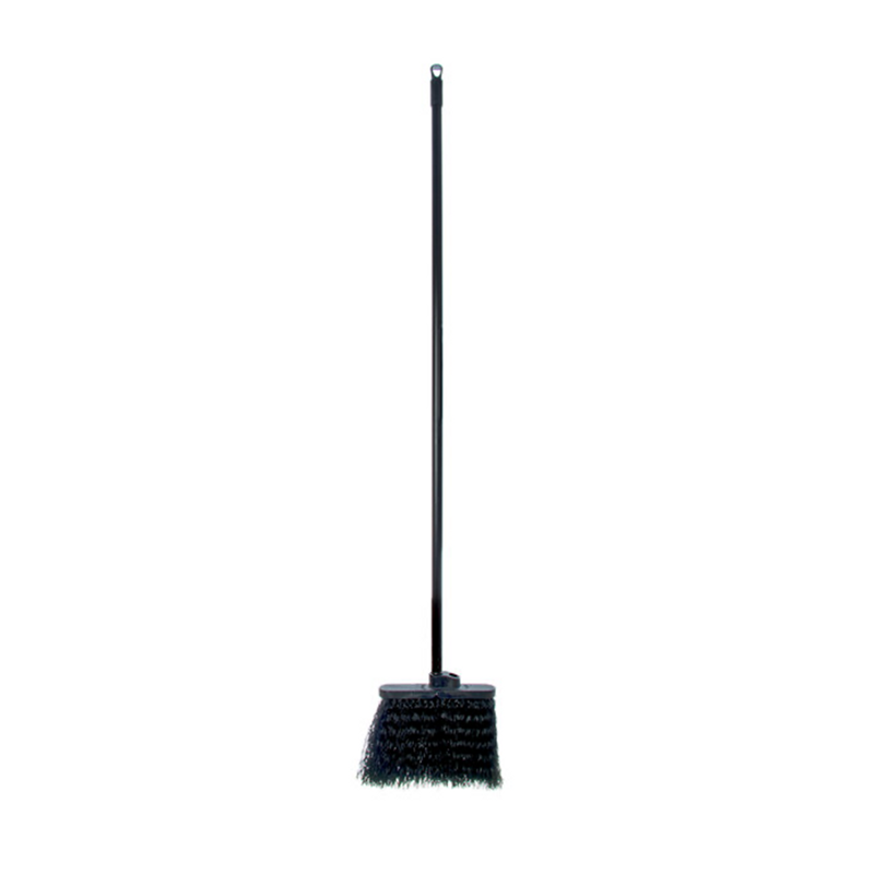 1 ea Carlisle Duo-Sweep 13" Broom with Black Bristles and 48" Handle