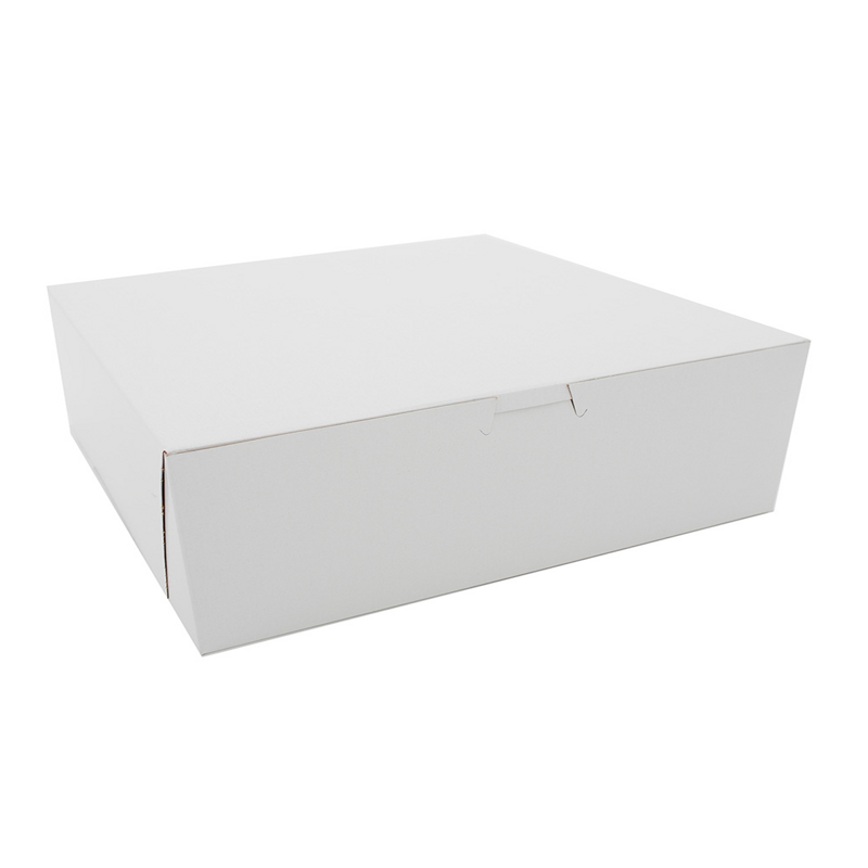 250/bdl 10x10x2.5" Cake & Pie Box 1 pc Corner Lock