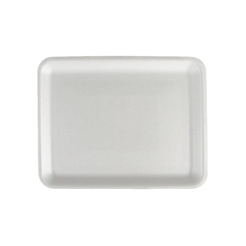 500/Bdl White Foam Meat Tray 9 1/4"x7 1/4"x1/2"