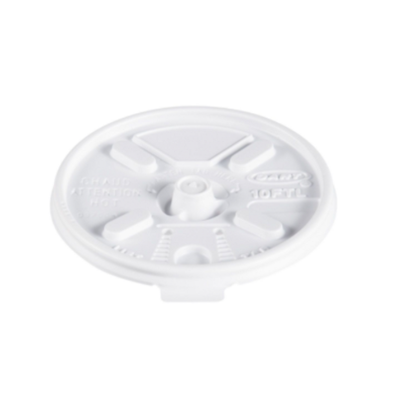 1000/cs Flip Top Lid for 10oz Foam cup