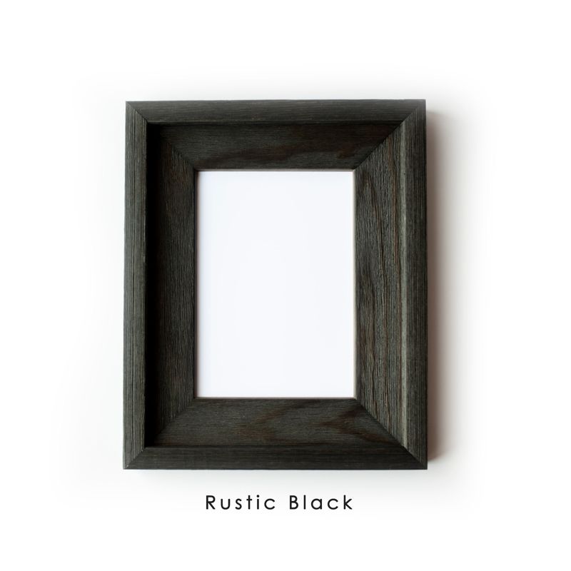 Barnwood Frames - The Carolina Collection - Rustic Black - 5x7