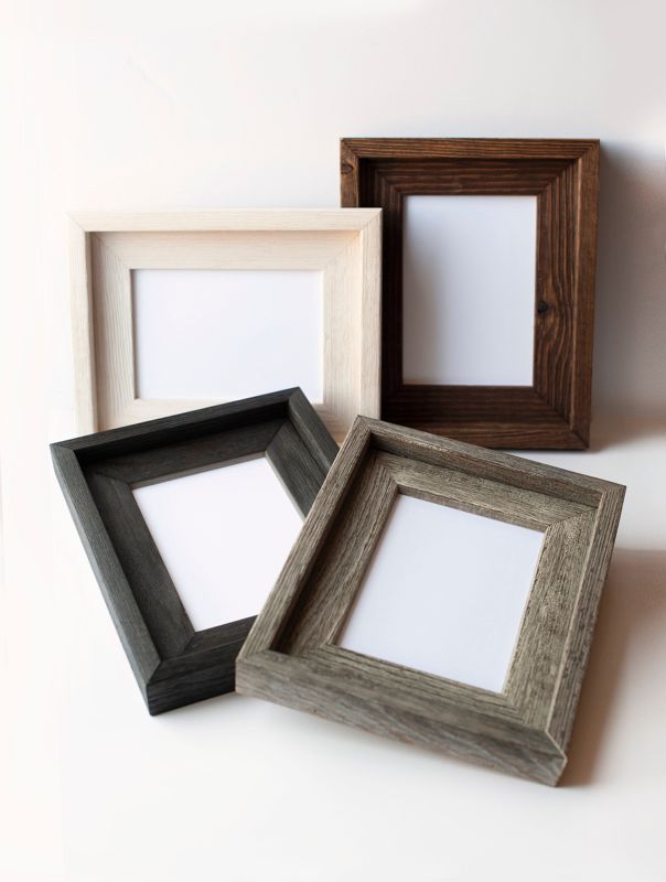 Barnwood Frames - The Carolina Collection - Rustic Black - 5x7