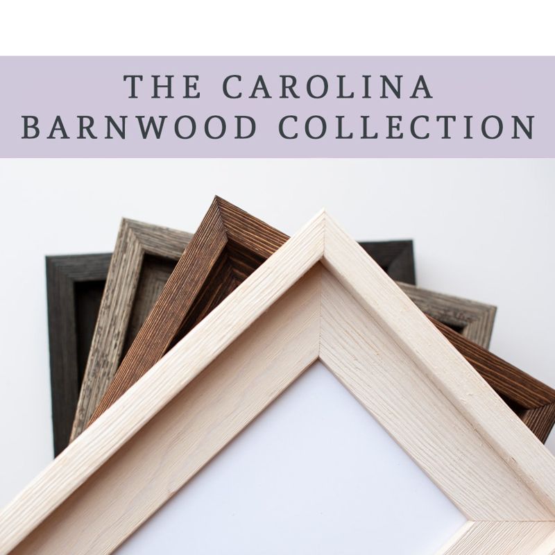 Barnwood Frames - The Carolina Collection - Rustic Black - 5x7