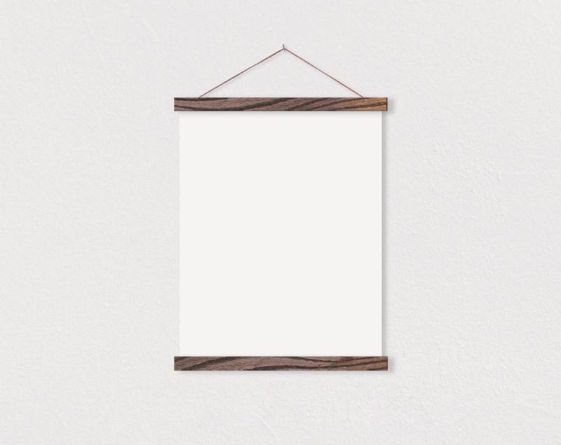 Wooden Frame Hanger | Magnetic Poster Hanger Upgrade - 12 inch