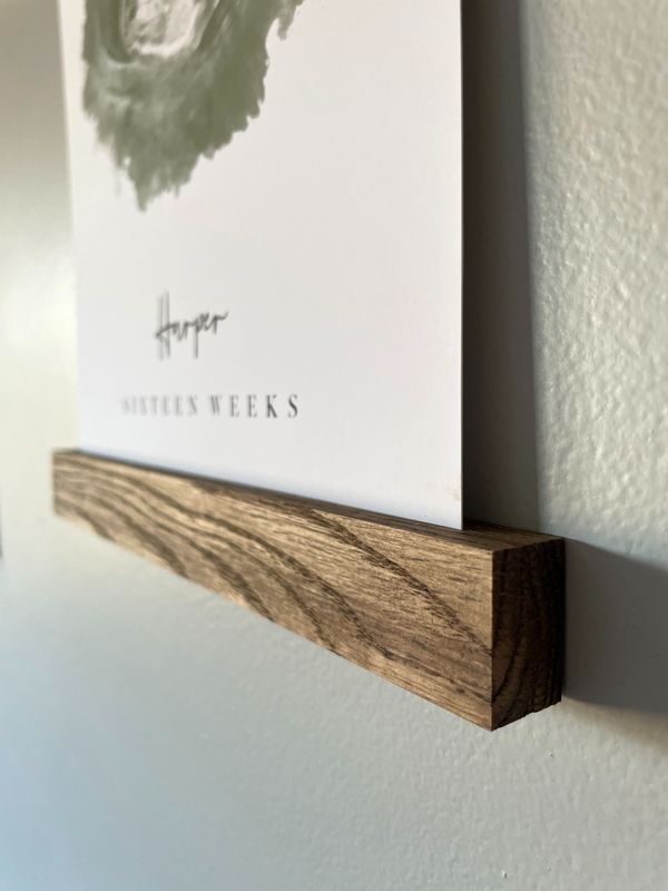 Wooden Frame Hanger | Magnetic Poster Hanger Upgrade - 12 inch