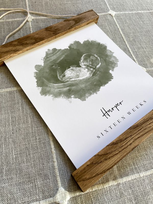 Wooden Frame Hanger | Magnetic Poster Hanger Upgrade - 12 inch