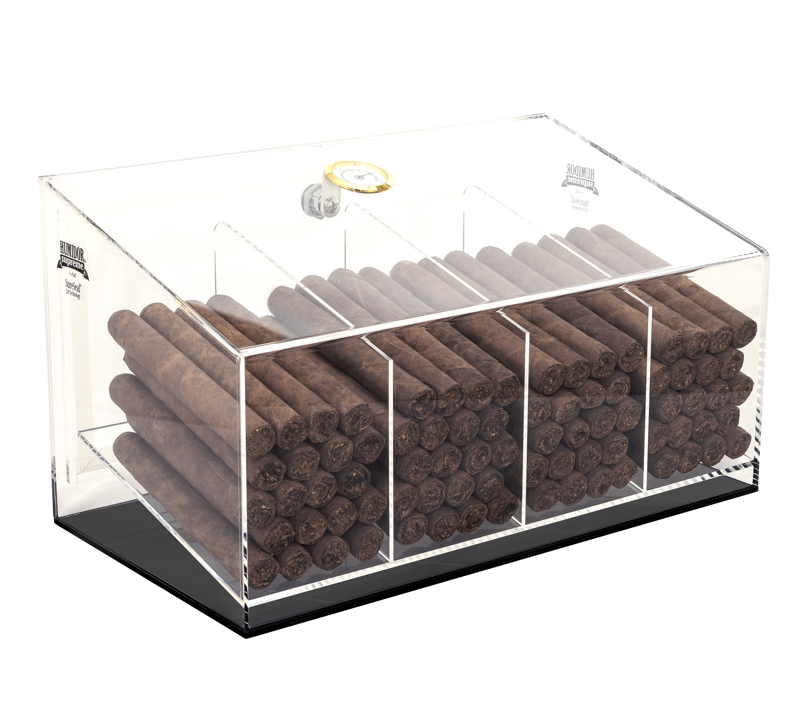 Humidor Supreme®  Acrylic Countertop Cigar Display Humidors Acrylic