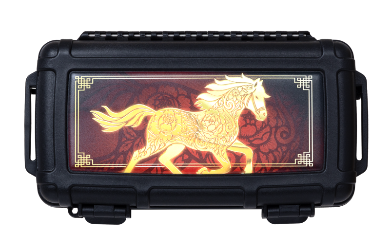 Cigar Caddy® 5ct Travel Case - Year of the Series Year of the Horse