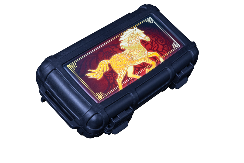 Cigar Caddy® 5ct Travel Case - Year of the Series Year of the Horse