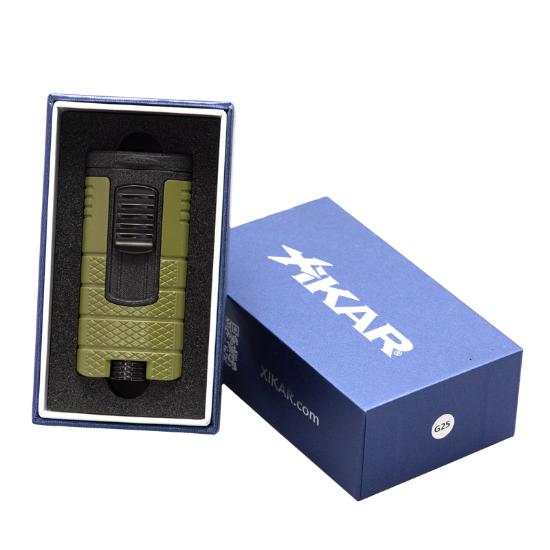 Xikar Tactical Triple Flame Lighter Olive Drab TRIPLE