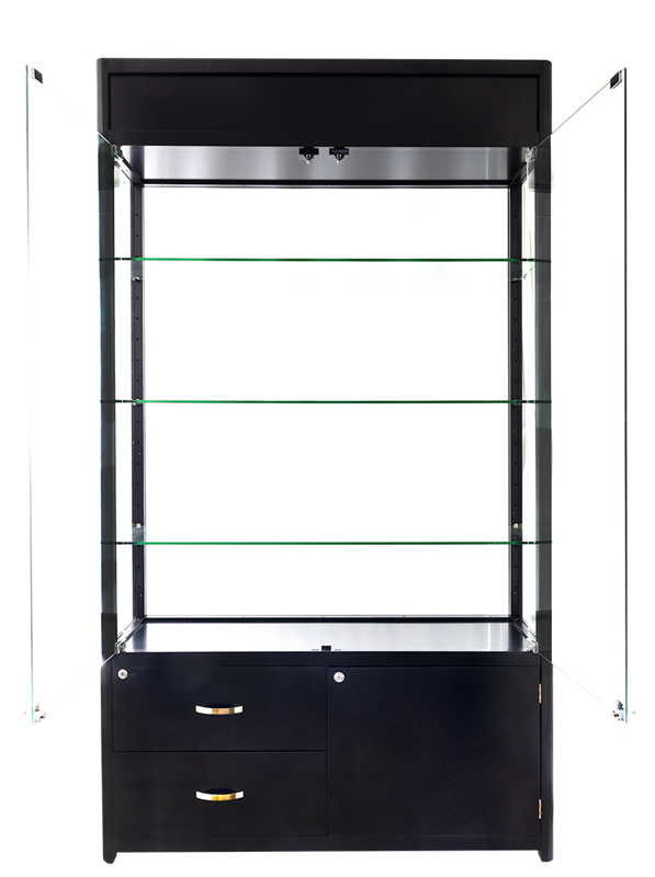 Humidor Supreme® Large Merchandise Display, WD-450 Black