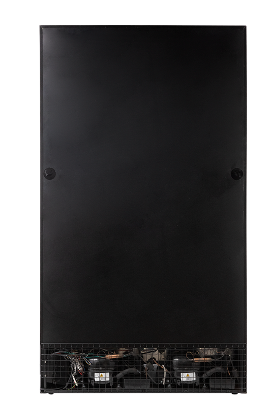 9200 Series Double door Electronic Humidor. Black