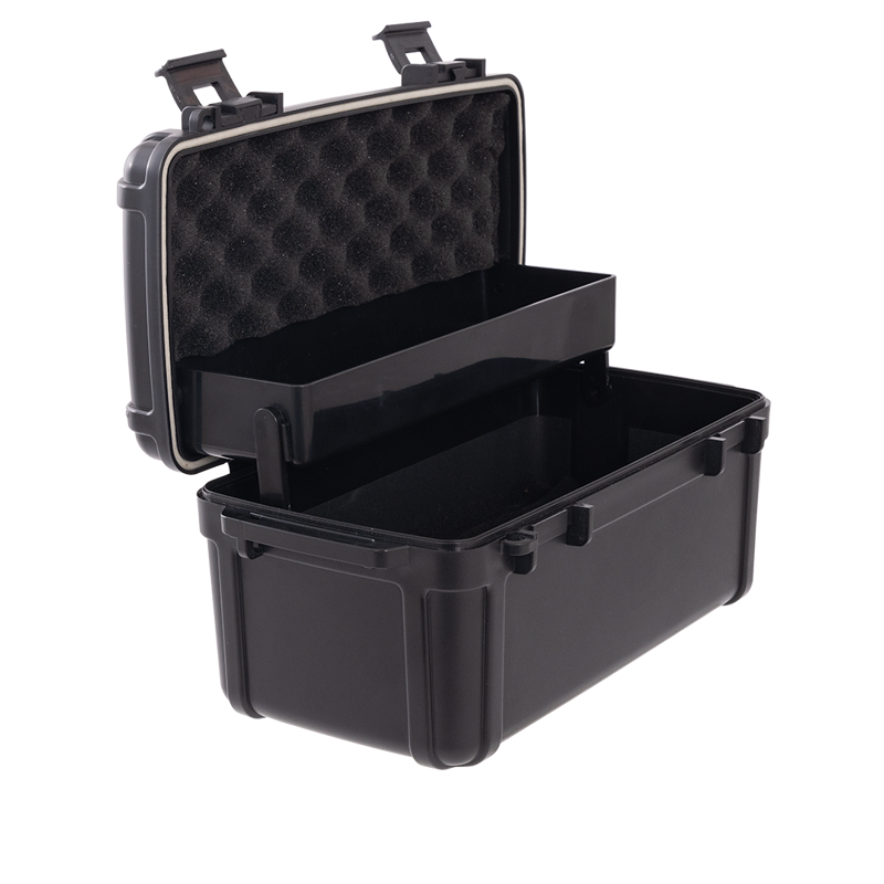 Cigar Caddy Tackle Box Black & Black