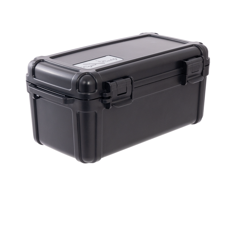 Cigar Caddy Tackle Box Black & Black