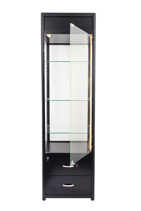 Humidor Supreme® Merchandise Display, WD-350 Black