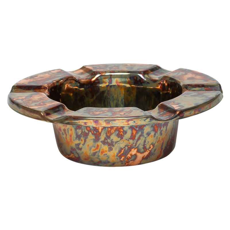 Stinky Cigar® One Piece Ashtray Distressed Copper Plated