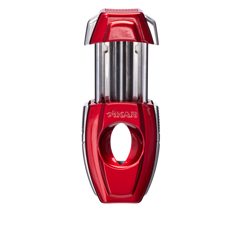 XIKAR Flip Dual Cigar Cutter Red