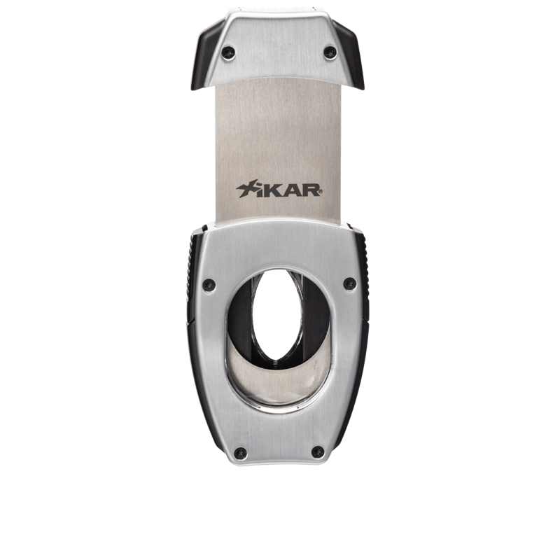 XIKAR Flip Dual Cigar Cutter Brushed Chrome