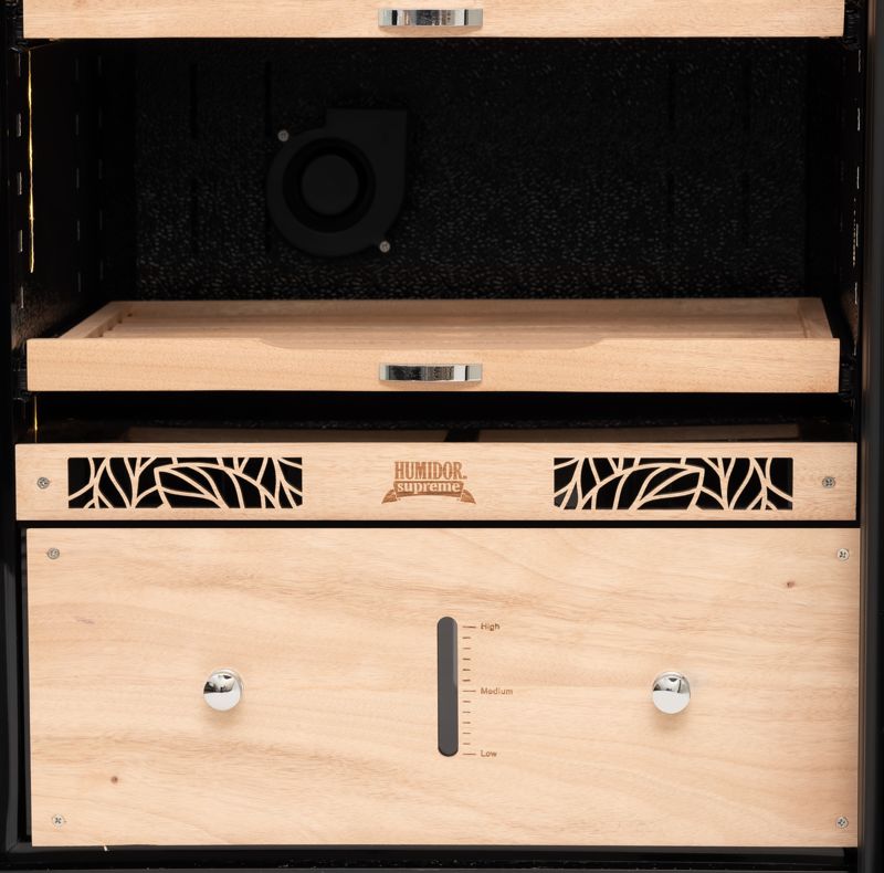 Humidor Supreme® Electronic Humidor, 9100 Black