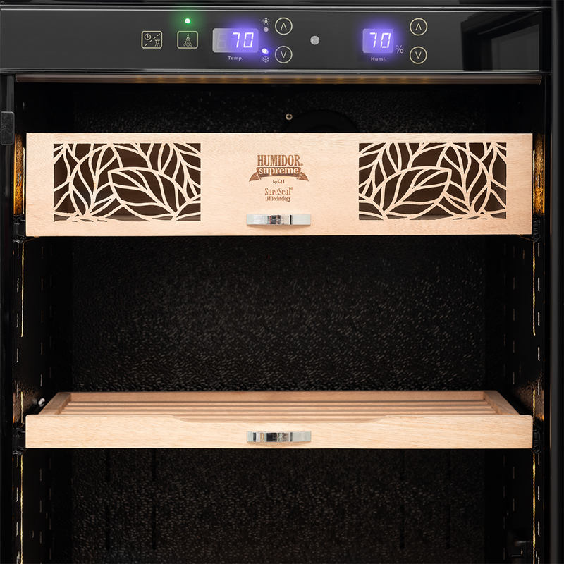 Humidor Supreme® Electronic Humidor, 9100 Black
