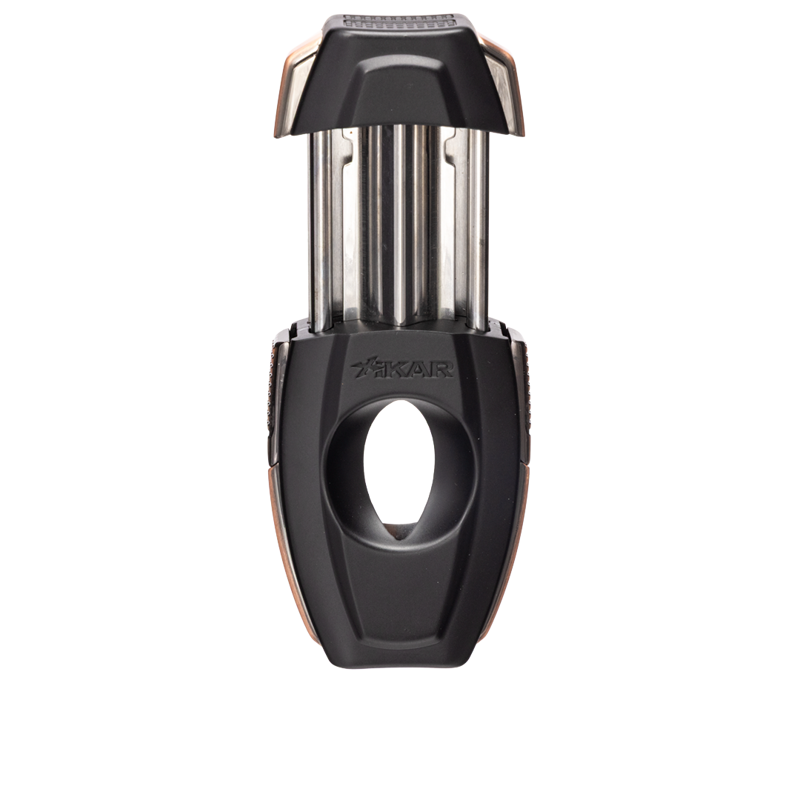 XIKAR Flip Dual Cigar Cutter Black & Bronze