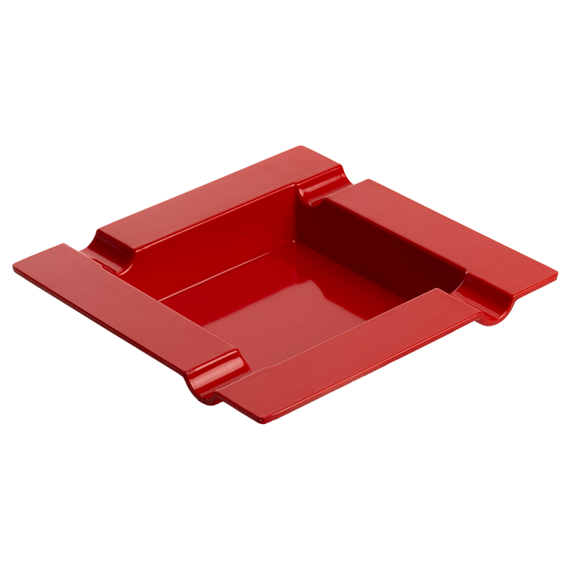 Quality Importers Melamine Ashtray Red