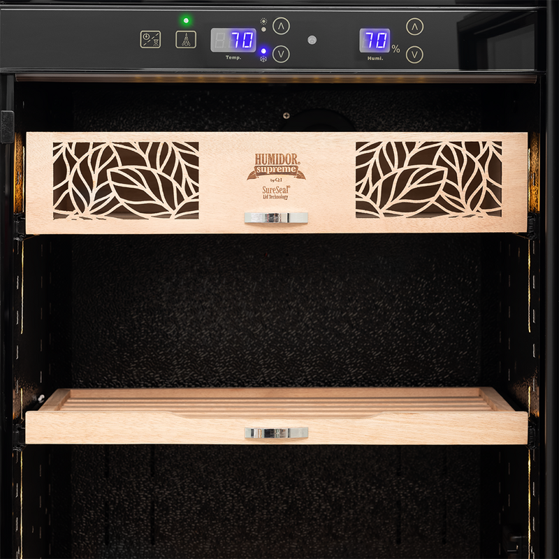 Humidor Supreme® Electronic Humidor, 9000 Series Black