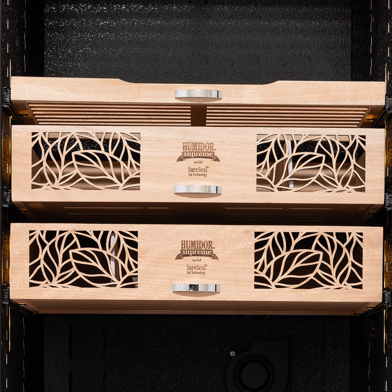 Humidor Supreme® Electronic Humidor, 9000 Series Black